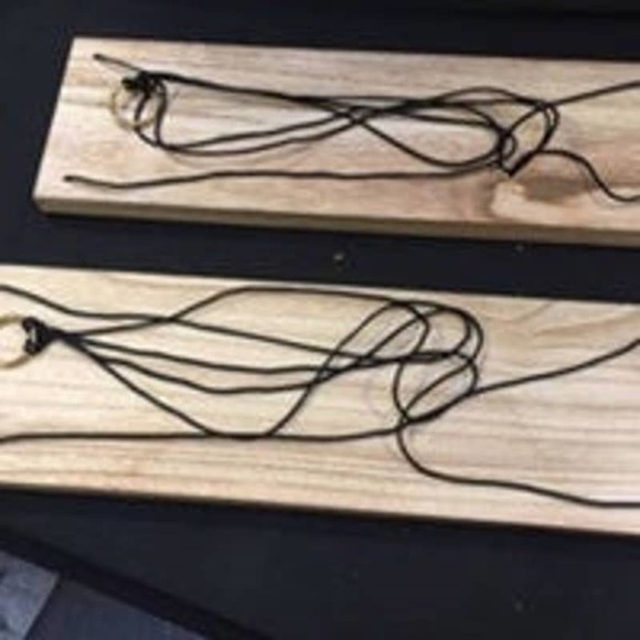 NEW Wall Hanging Shelf (Set of 2) - Natural 17.5in x 5.5in x 21 in - Picture 3 of 3